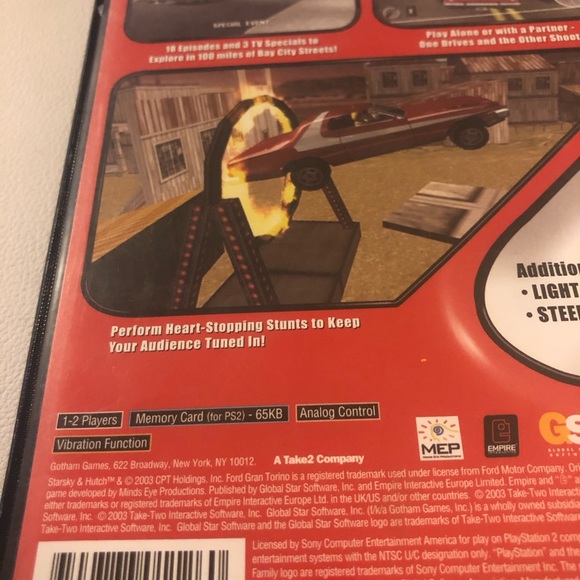 Starsky & Hutch (Sony PlayStation 2, 2003) PS2 Complete With manual Tested - Picture 7 of 8